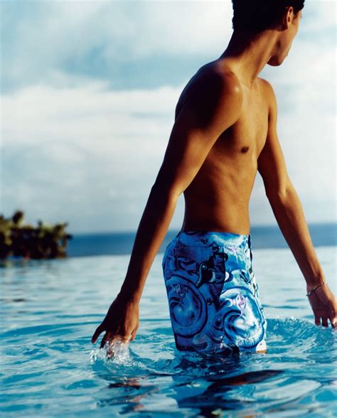 christian dior mens swim shorts|Dior bikini top.